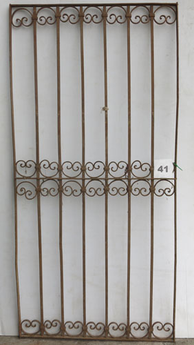 Wrought iron panel
